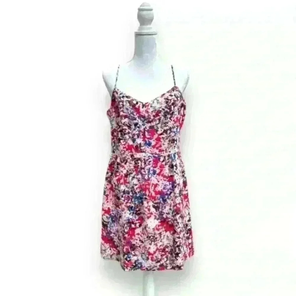 Floral Mini Adjustable Straps‎ J. Crew Dress Size 16 NWOT